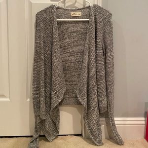 Grey hollister cardigan